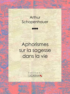 cover image of Aphorismes sur la sagesse dans la vie